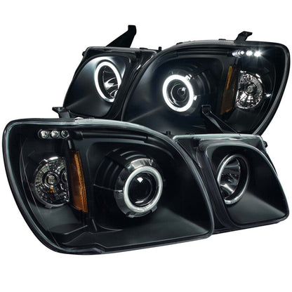 Anzo 1998-2007 Lexus Lx470 Projector Headlights w/ Halo Black (CCFL)