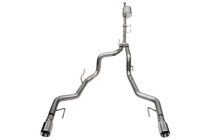 CORSA Performance Corsa 2021-2023 Ford F-150 SuperCrew/5.5ft Bed 3.5L V6 Sport Cat-Back Dual Rear Exit-Polished 21185