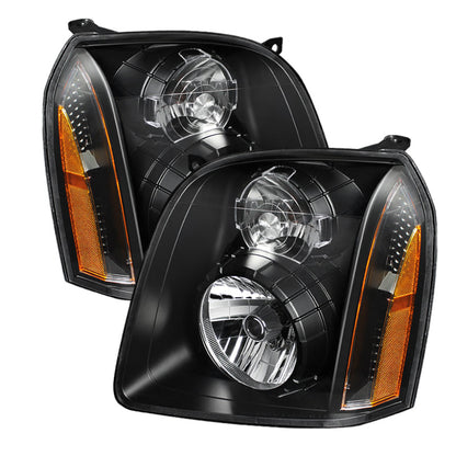 SPYDER Xtune GMC Yukon Denali 07-14 Crystal Headlights Black HD-JH-GYD07-AM-BK 9023200