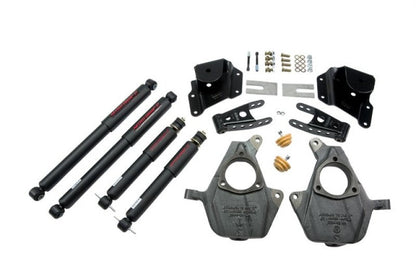 Belltech 99-00 GM Silverado/Sierra (Std Cab) 2" F/4" R W/ ND2 Shocks