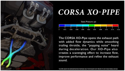 Corsa Performance 97-04 Chevrolet Corvette C5 Z06 5.7L V8 XO Pipe Exhaust