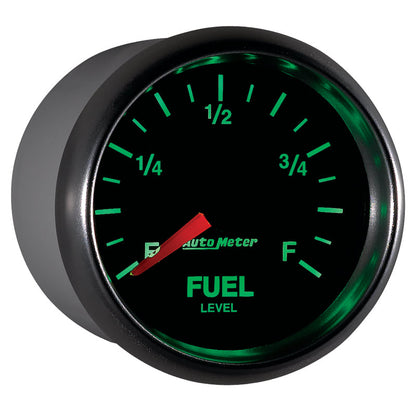 AutoMeter GS 2 1/16in. 0-280 Ohms Fuel Level Gauge - Stepper Motor 3810