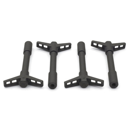Ford Racing Black Crinkle Finish Valve Cover Hold Down Wing Nuts 302-326