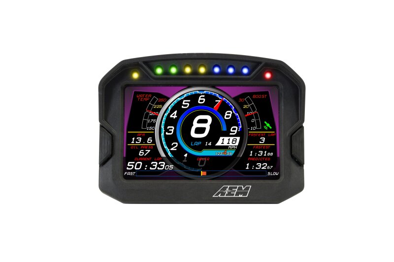 AEM CD-5G Carbon Digital Dash Display w/ Interal 10Hz GPS & Antenna