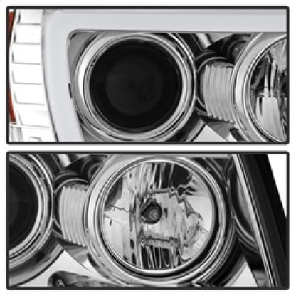 Spyder Toyota Tacoma 05-11 Projector Headlights - Light Bar DRL - Chrome PRO-YD-TT05V2-LB-C 5084668