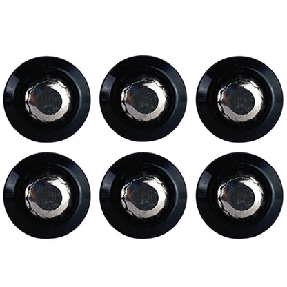 BLOX Racing New Fender Washers Kit M6 12pt - 6pc Large Diameter Black BXAC-00311-BK