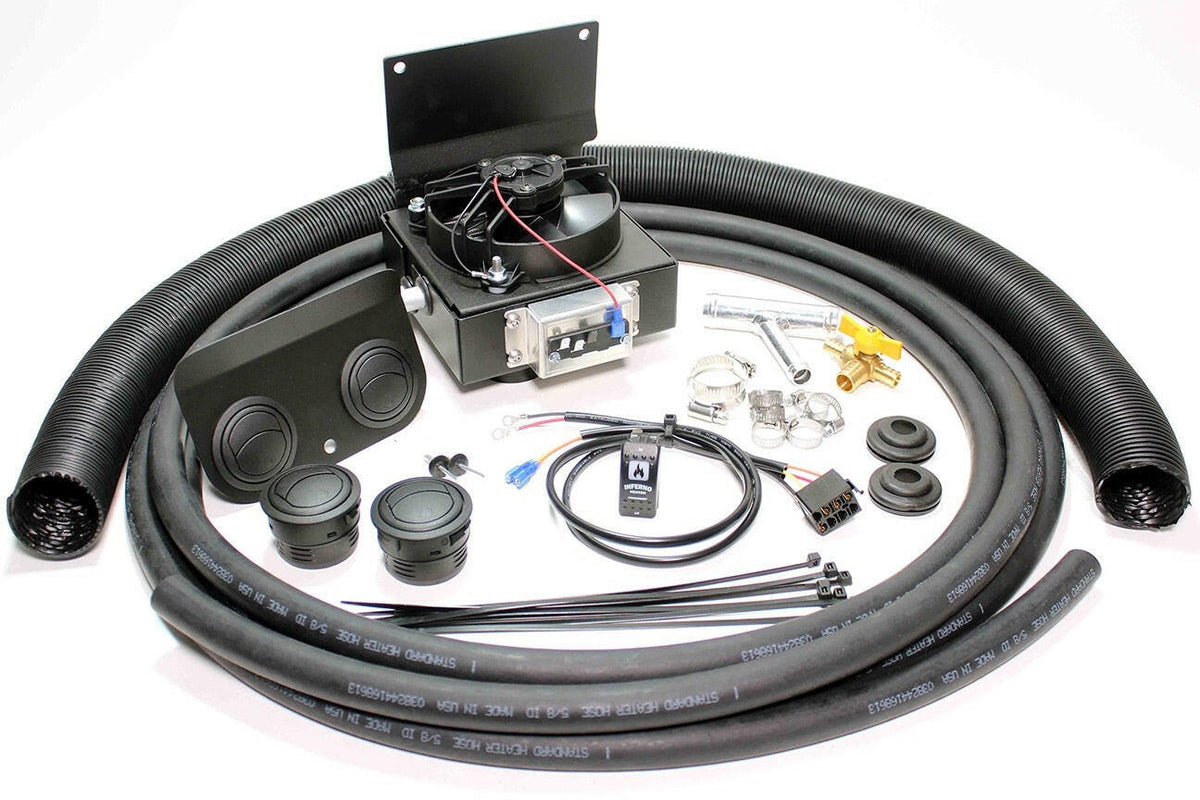 Polaris RZR XP Turbo Cab Heater with Defrost for Machines w/ Glovebox Subwoofer