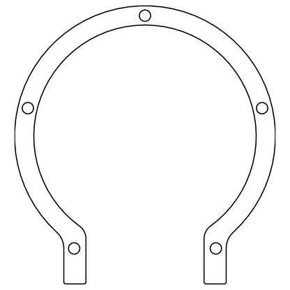 Cometic Gasket Cometic Ford 59A Flathead V8 .015in Fiber Timing Cover Gasket C15134