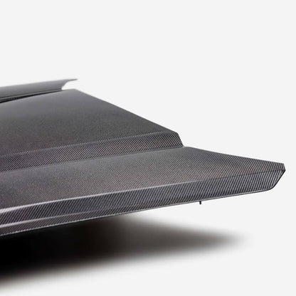 Anderson Composites 2024 Ford Mustang S650 Double-Sided Carbon Fiber Hood AC-HD24FDMU-GT5-DS