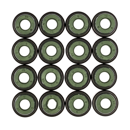 Cometic Gasket Cometic .265in x .500in x .555in x .638in Metal Jacket Valve Stem Seal - Green - 16 Pack 3215V-16