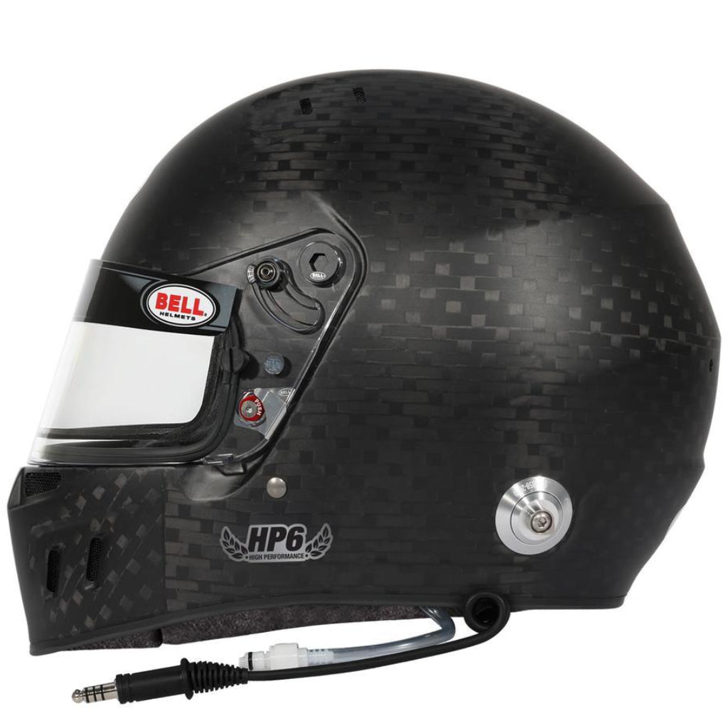 Bell HP6 EVO-II 8860-2018 RD-4C/EC Carbon Fiber Helmet with Built-in Earcup Speakers /Hydration