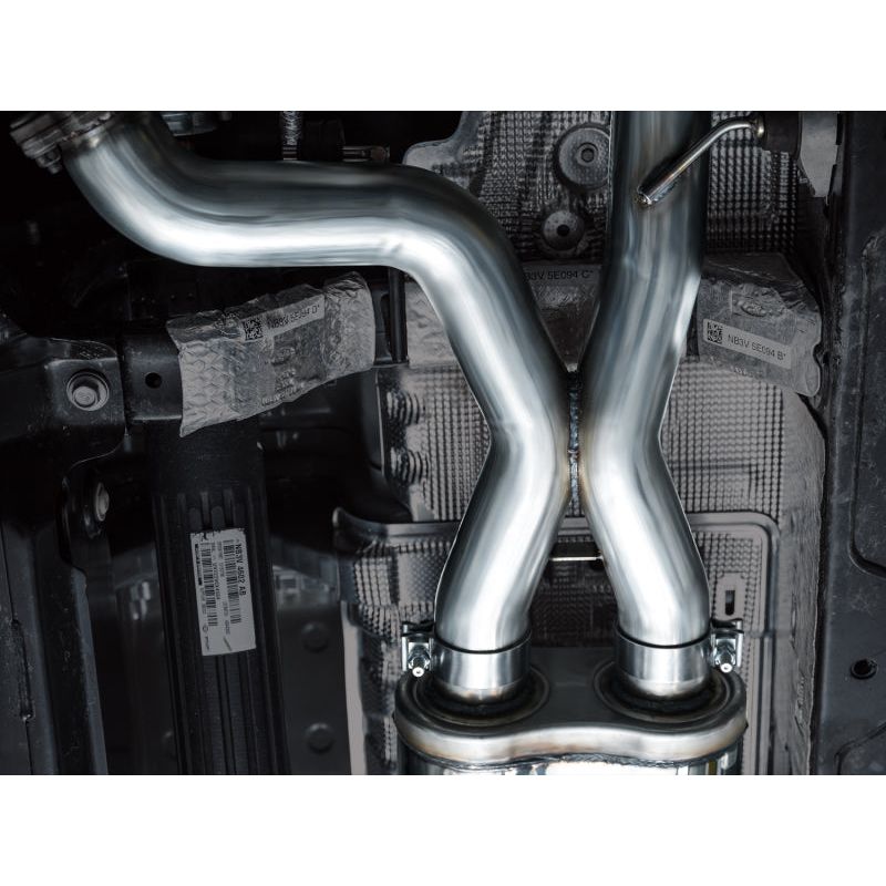AWE Tuning 2022+ Ford Bronco Raptor 4WD Dual BashGuards Cat-Back SwitchPath Exhaust (No Tips)