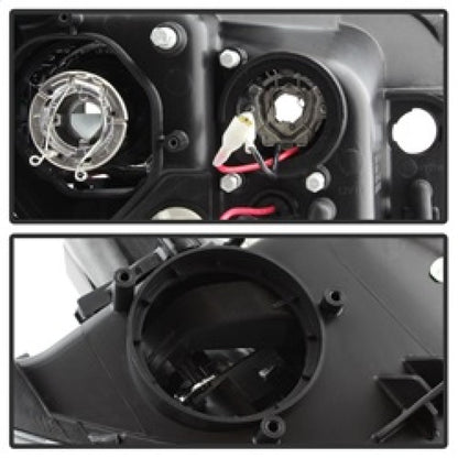 Spyder Subaru WRX 08-09 Projector Headlights - HID Model Only - Black PRO-YD-SWRX08-HID-LBDRL-BK 5083937