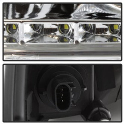 SPYDER xTune Dodge Ram 2009-2014 Halo LED Projector Headlights - Chrome PRO-JH-DR09-CFB-C 9036743
