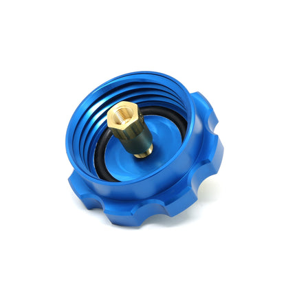 Billet Methanol Tank Cap Blue