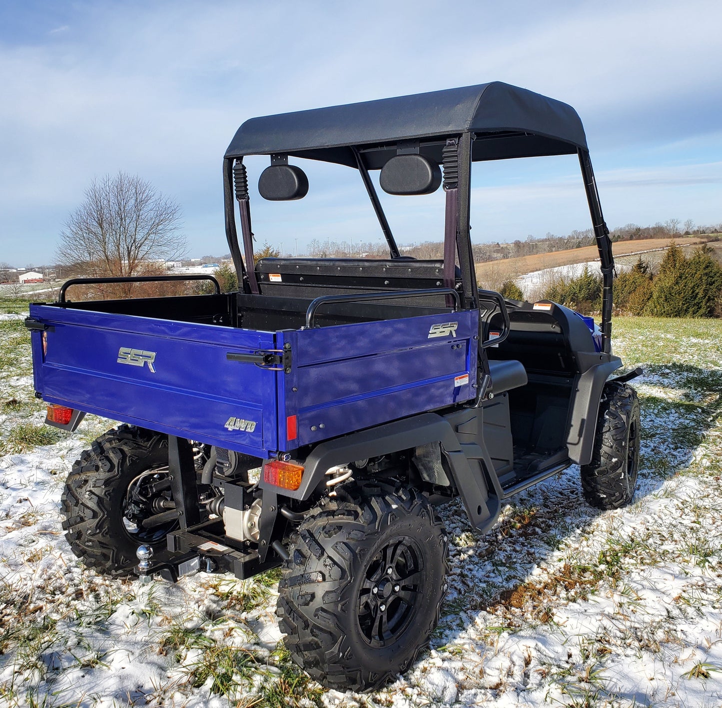 Bison 400U/200U/200P - Soft Top for Hard Windshield