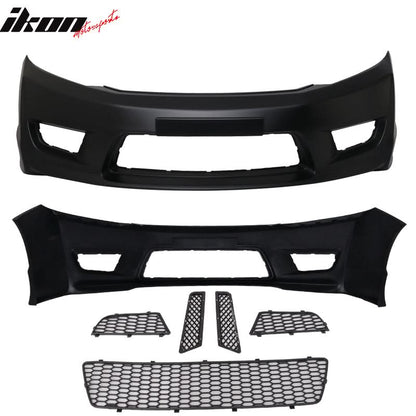 2012-2015 Honda Civic CTR Type R Unpainted Front Bumper Cover PP