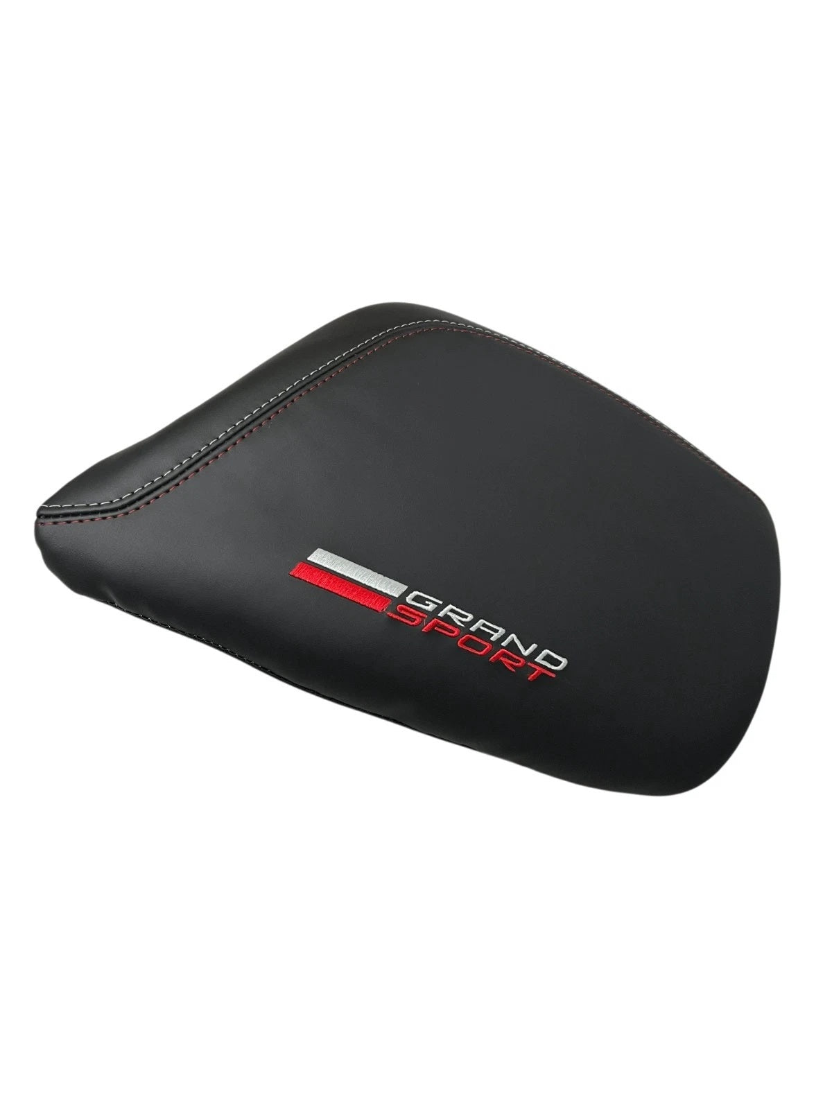 Embroidery Vinyl Console Armrest Cover Compatible With Chevy Corvette C7 2017 2018 2019