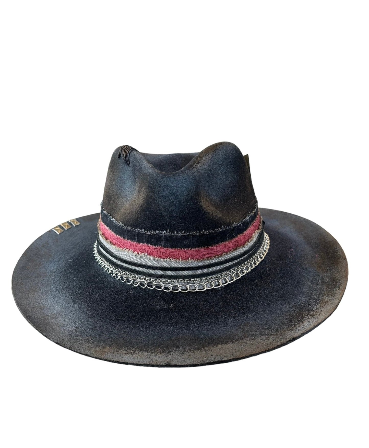 Black Custom Diesel Freak western Hat