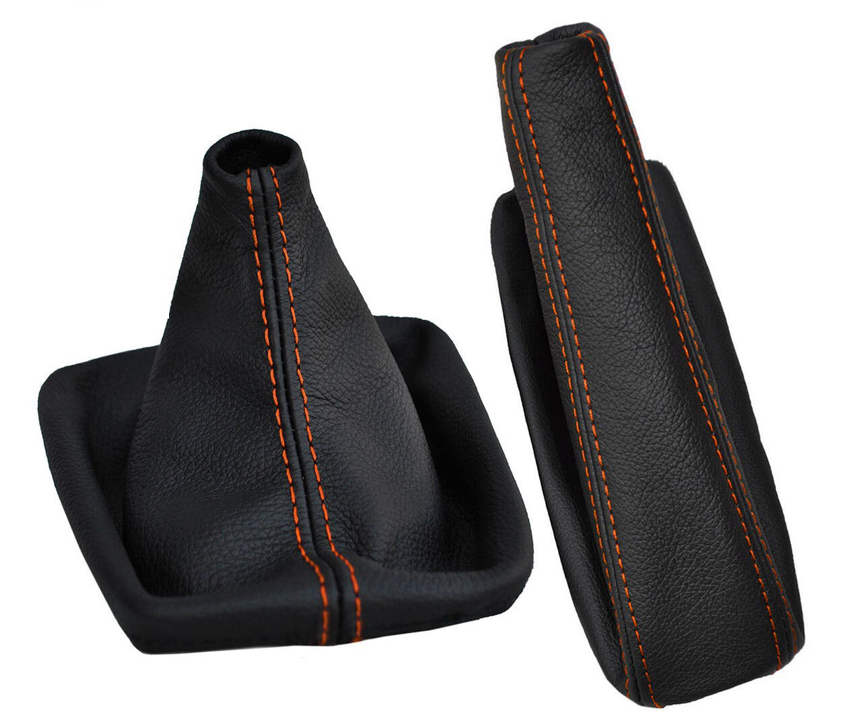 1991-2005 BMW E36 E46 3 Series Genuine Leather Handbrake & Shift Boot Covers Set