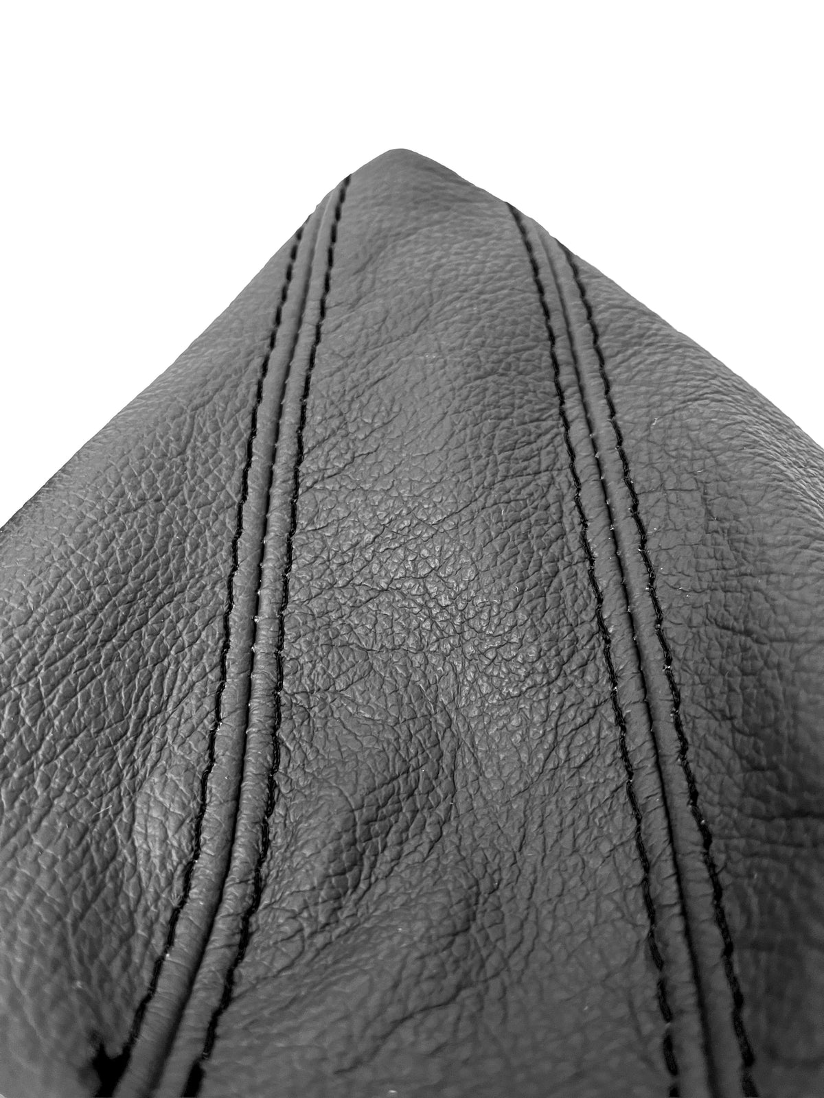 For 2005-2013 BMW E91 E92 E93 Genuine Leather Parking Brake & Shift Boot Cover In Black