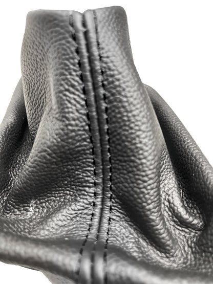 Fits For 2014 2015 2016 2017 Chevy Corvette C7 Genuine Leather Shift Boot Cover