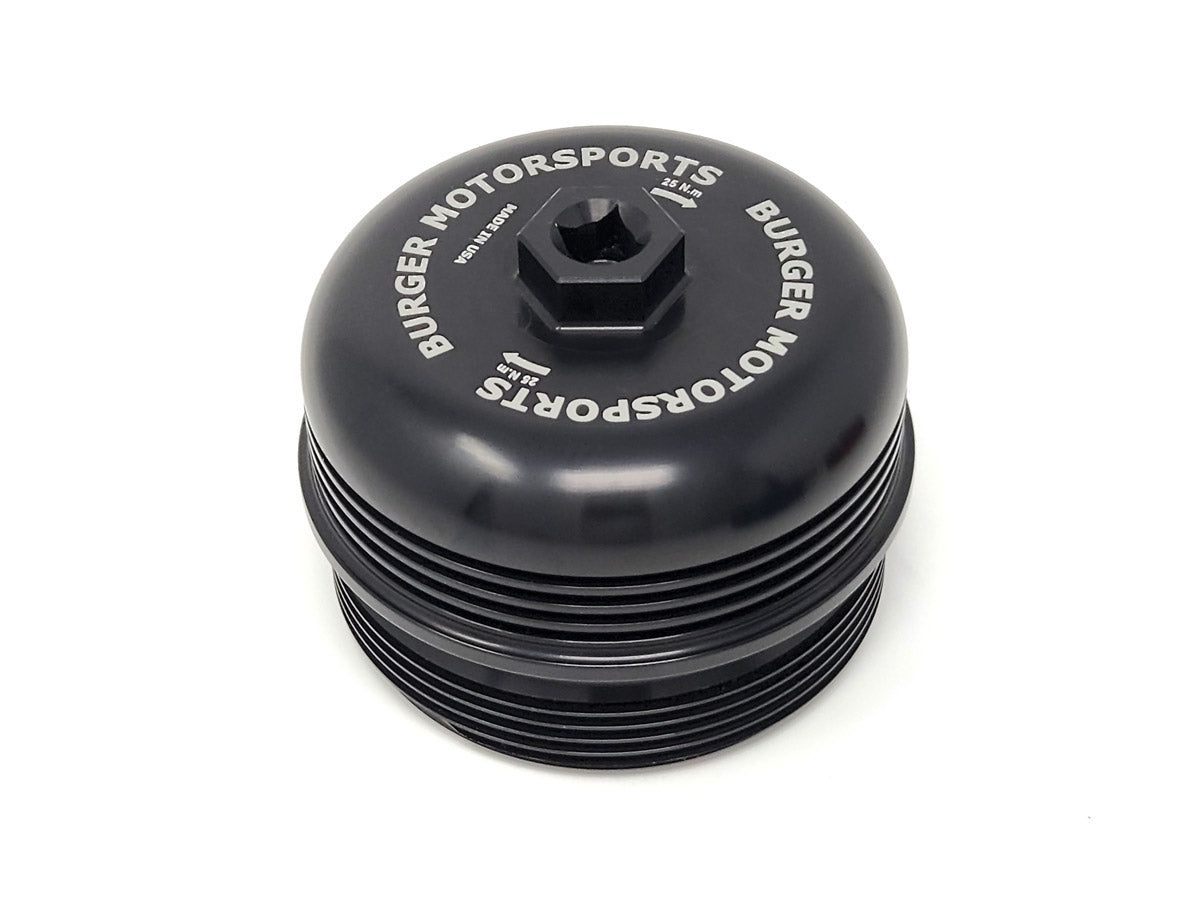Black Metal BMW Oil Cap