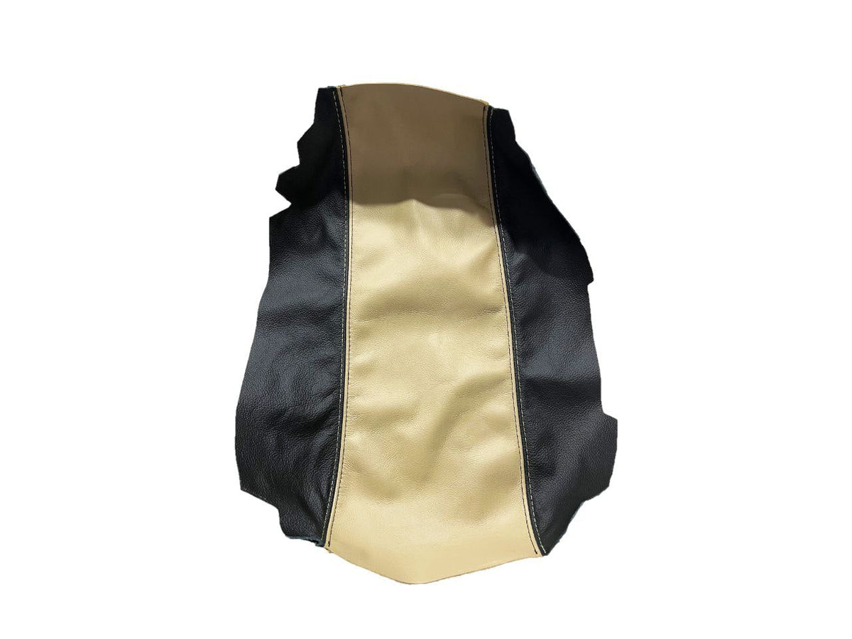 For 1997-2004 CORVETTE C5 Black & Oak Tan Leather Shift, E-Brake boot, Console, Grab, 2X Door Handle Cover