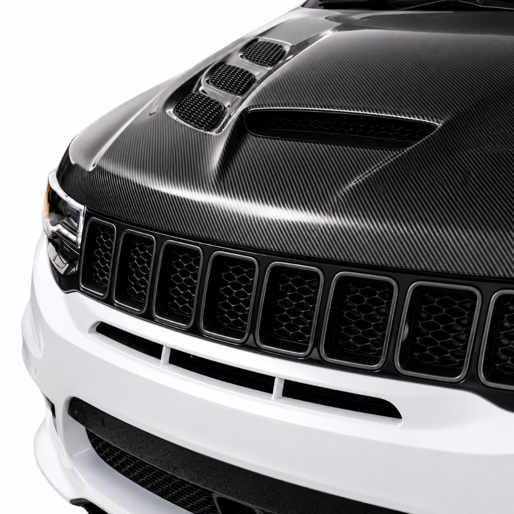 Jeep Grand Cherokee Carbon Fiber Sniper Hood