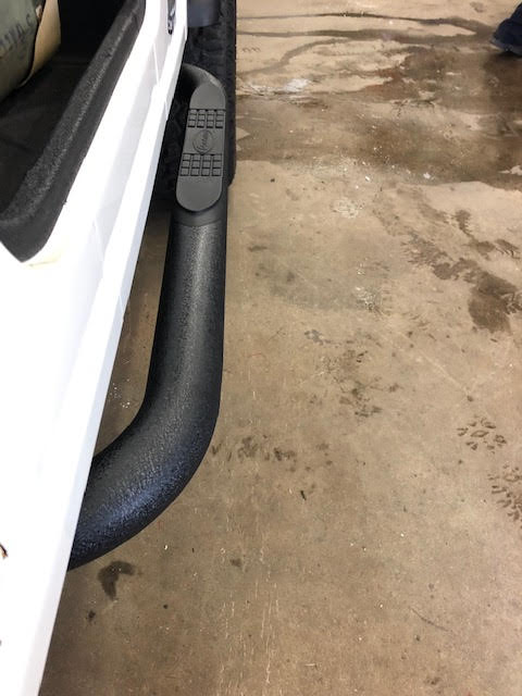 Powder Coat Black Tube Side Steps