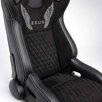 BULL BOOST ZEUS Collection Black Reclinable Racing Seats – Pair