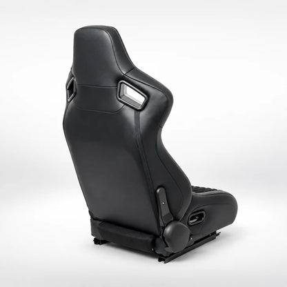 BULL BOOST ZEUS Collection Black Reclinable Racing Seats – Pair