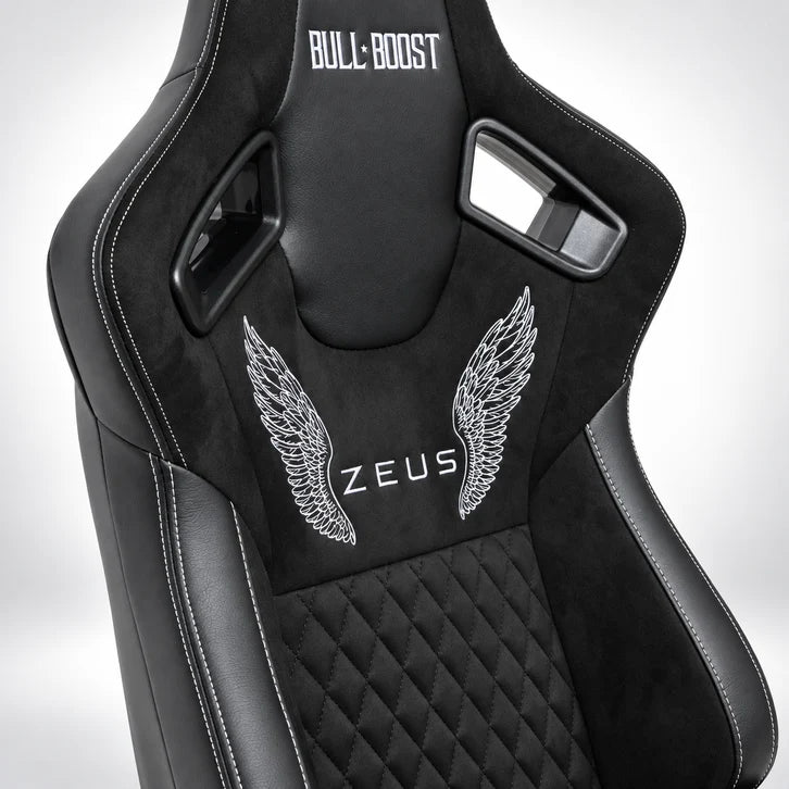 BULL BOOST ZEUS Collection Black Reclinable Racing Seats – Pair