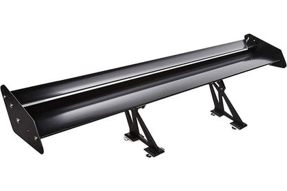 Megan Racing Aluminum GT Spoiler Silver & Black - MR-AS-GT56