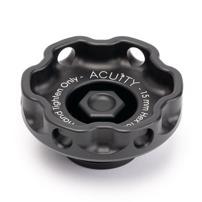 ACUITY Instruments Podium Oil Cap in Satin Black for Hondas/Acuras