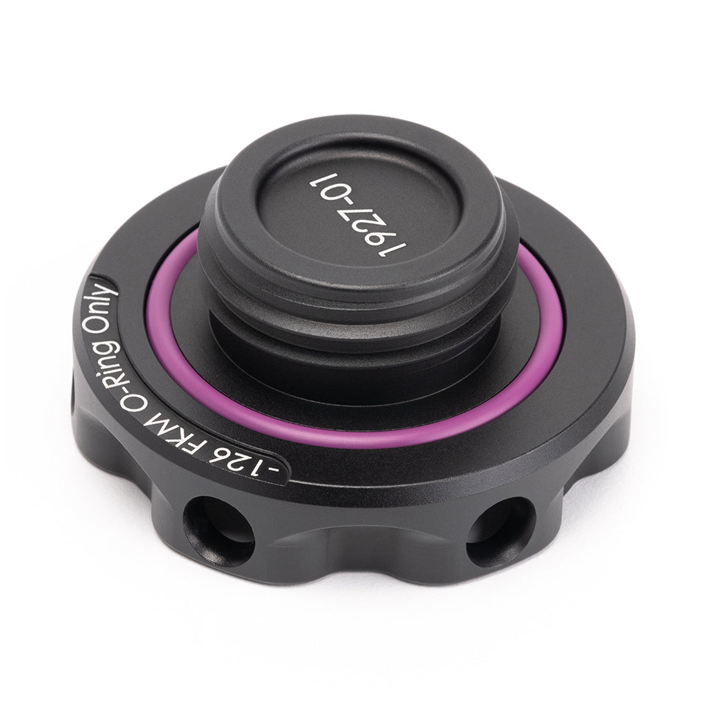 ACUITY Instruments Podium Oil Cap in Satin Black for Hondas/Acuras