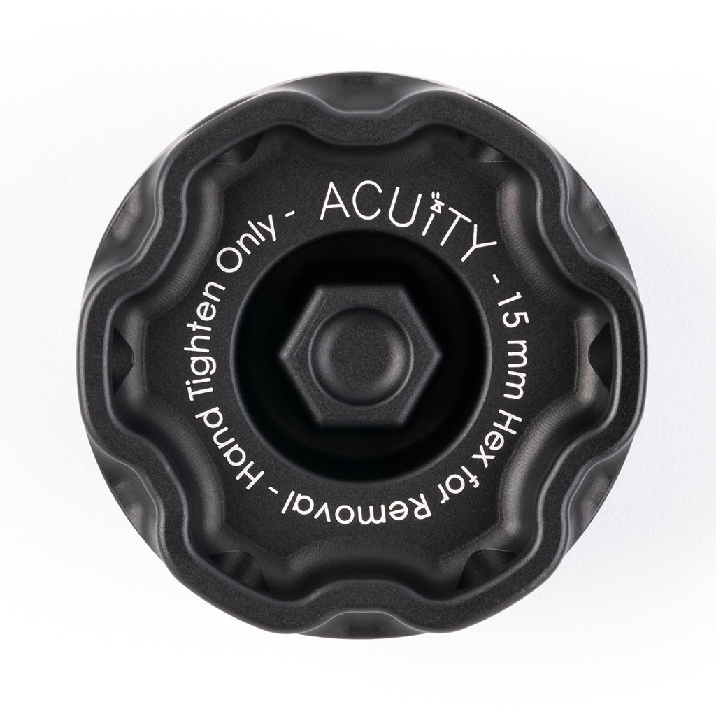 ACUITY Instruments Podium Oil Cap in Satin Black for Hondas/Acuras