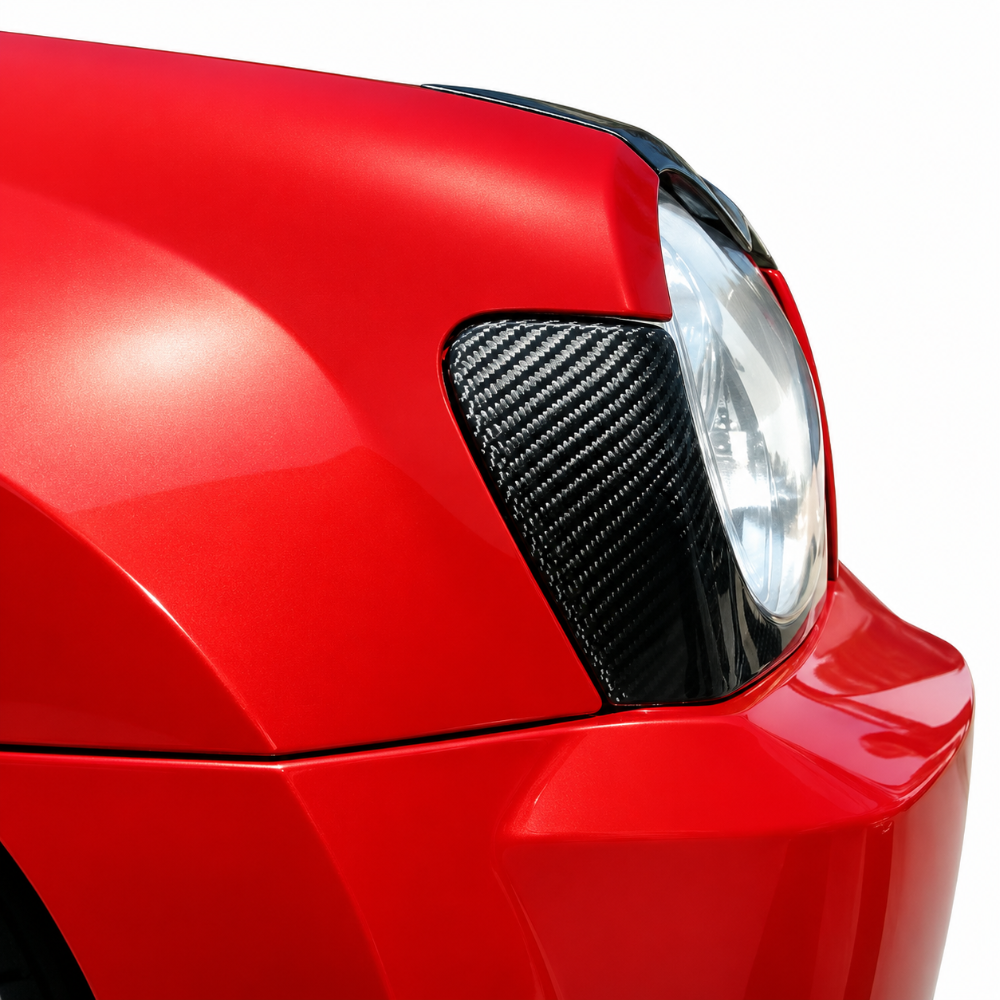 2005-2007 Jeep Grand Cherokee Carbon Fiber Headlight Covers