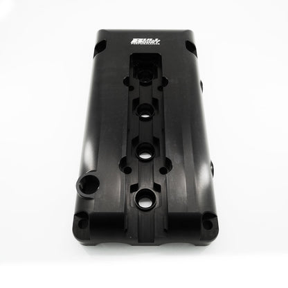 Billet B Series Vented Valve Cover Baffle B16 B18 AN10 For Honda Acura DOHC Vtec
