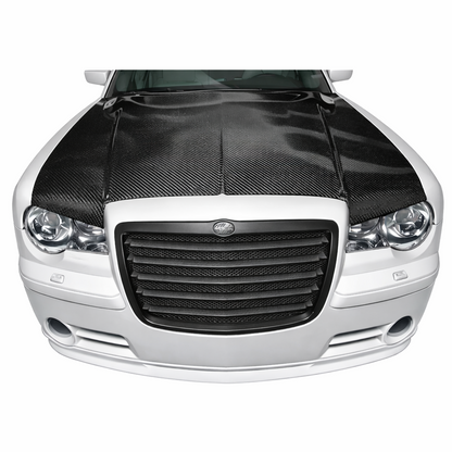 Chrysler 300 Challenger Style Hood W/ Mad Eyes