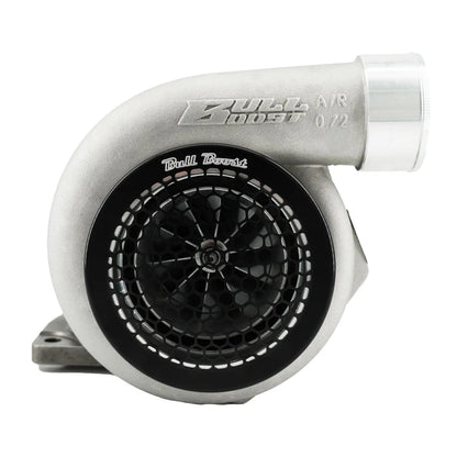 BULL BOOST PERFORMANCE Black Billet 4" Turbo Inlet Guard Velocity Stack Adapter Bellmouth Intake Hex
