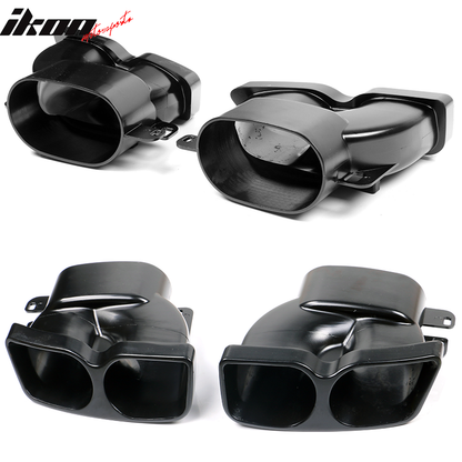 2015-2021 Benz C W205C63 C63S AMG B Style Rear Diffuser + Exhaust Tips