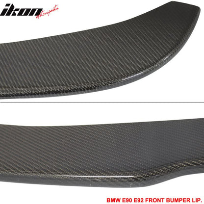 2007-2011 BMW 1Serie M E87 Matte Carbon Fiber Front Bumper Lip Spoiler