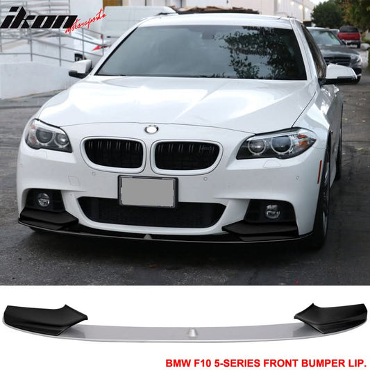 Fits 11-16 F10 Performance Front Lip 2T Titanium Silver Metallic #354