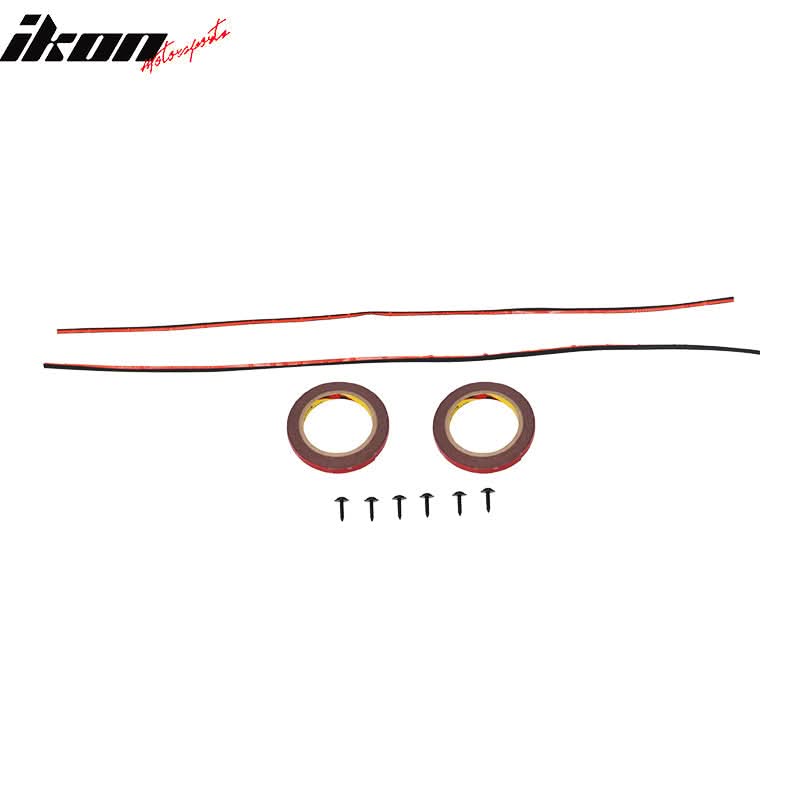 2016-2018 Honda Civic HF-P Style Painted Front Bumper Lip Splitters