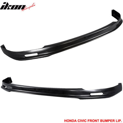 Fits 96-98 Honda Civic 3Dr Mugen Front + Rear Bumper Lip