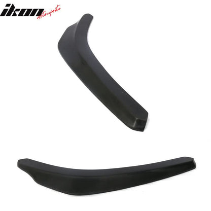 2016-2018 Honda Civic 2PC Unpainted Front Lip Splitter Spoiler PP