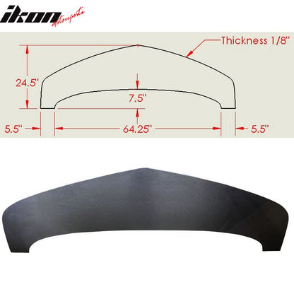 2014-2015 Chevrolet Camaro V1 Front Bumper Lip Splitter Carbon Fiber