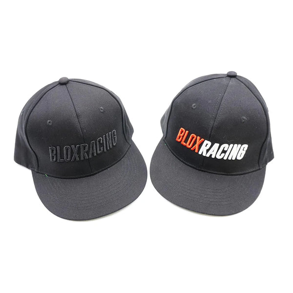 BLOX RACING Snapback Cap, Black with Red and White Logo - Blox Racing - NEW Style