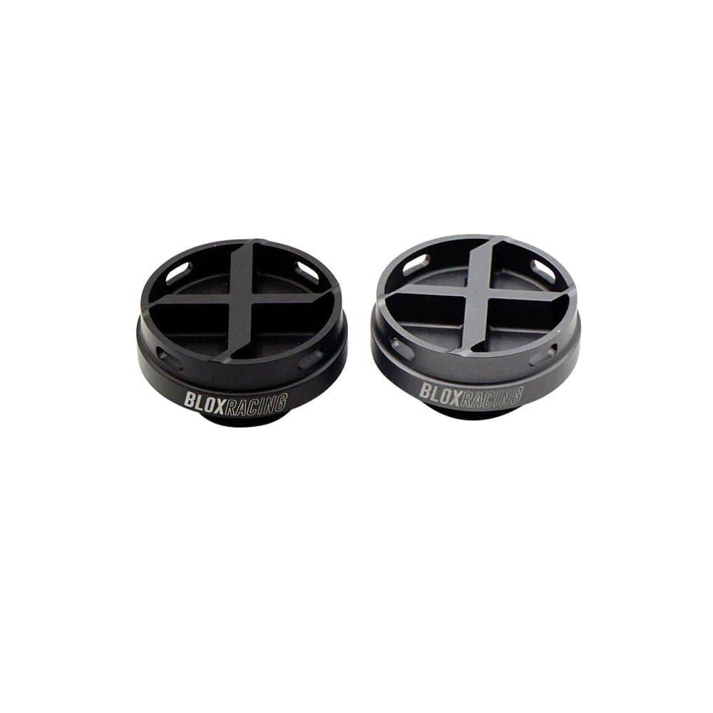 BLOX RACING Blox Xtreme Line Billet Oil Cap - Gun Metal